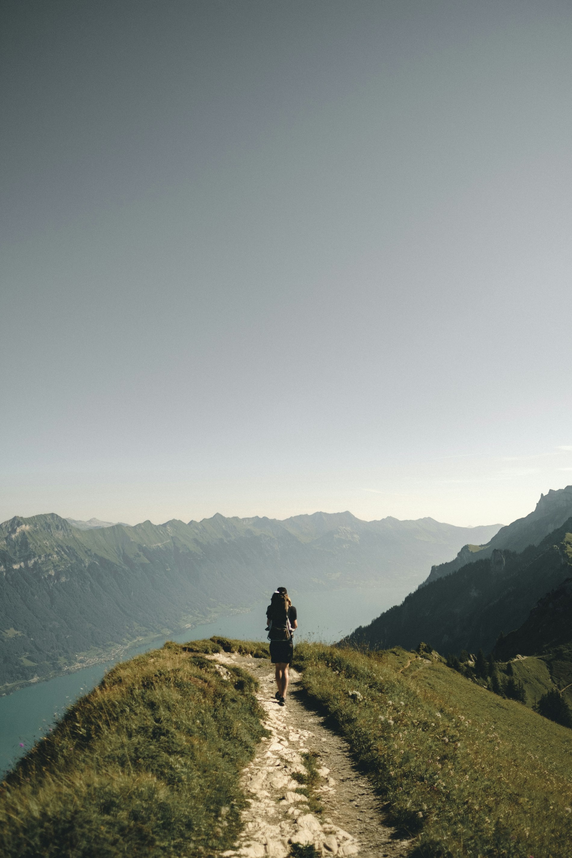 A quiet trail above the lake